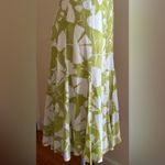 Kasper Yellow/Green Midi Leaves & Floral Print Zips On Side Pleaded Bott… Green Size 16 Photo 2