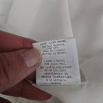 Liz Baker  90s White Lace Trim Button Up Blouse Size 14 Victorian Feminine Retro Photo 6