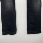 Philipp Plein Women's Black Texas Rock Distressed Straight Cut Jeans Size 26 Photo 1