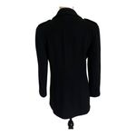 Calvin Klein Vintage 80s  Double Breasted Union Label Black Peacoat Size 8 Photo 13