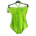 Michael Kors Michael Kors NWT $98 Women's Animal-Print Halter Swimsuit 10 Photo 2