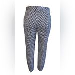 Tory Burch Blue and White Patterned Trousers Photo 1