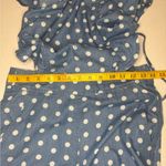 DO+BE  Blue Polka Dot Jumpsuit Size Small.  #174 Photo 7