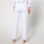 NYDJ  Barbara Side Slit Bootcut Jeans - Size 12 - Optic White - NWT Photo 2