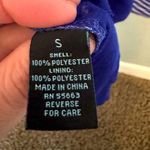 Cynthia Rowley  striped blue mesh lined maxi dress beach cover-up Small Photo 5