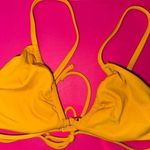 Shade & Shore Yellow Women's Bikini Top Photo 0