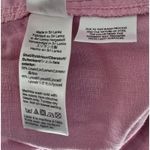 J. Crew‎ Tie Waist Seaside Pant Linen Blend In Pink Women's Size XL Photo 5