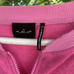 Urban Outfitters Pink terrycloth, short sleeve, zip up sweatshirt, S Photo 1
