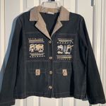 Vintage Saint Germain Paris Gold embroidered jacket Black Photo 0