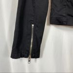 Brandy Melville  Lightweight Moto Zip Jacket: Black Photo 5
