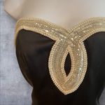 Myles Studio Black Strapless Cocktail dress Size 8 Photo 3