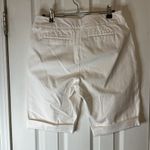 Peace of Cloth White Bermuda Cuffed Shorts Size 8 Photo 1