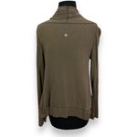 Lululemon  Draped Open Front Cardigan Wrap in‎ Olive Brown Womens Photo 1