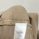 Jill Women's Cotton Canvas Crop Pants Wide Leg Light Brown Sugar Casual size 14 Tan Photo 6