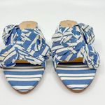 Schutz NWT  Women's Blue Ilaria Denim Patch Slide Sandal Women's 7.5 US Photo 3