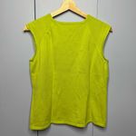 Scarlett Lime Green Silk Blend Cap Sleeve Top NWT Photo 2