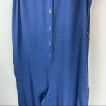 Splendid NWT Crosshatch Chambray Denim Button Up Jumpsuit Sz Small Photo 5