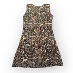 Serra Faux Wrap Dress Women’s XL Snakeskin Animal Print Stretchy Fit & Flare Photo 1