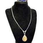 Lia Sophia RLM Soho Lapis Gemstone Bracelet & Teardrop Pendant Cord Necklace Set Photo 10