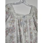 NWT vintage Lanz of Salzburg 100% cotton floral lace trim nightgown, USA large White Photo 2