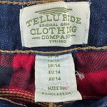 Telluride Clothing Co. Size 14 Denim Blue Jeans Flannel Lined Bootcut NWT Blue Photo 3