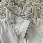 ZARA GUC Light Bone Pleated Back Coat Photo 3