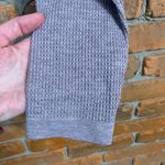 Fabletics  Womens XL‎ Top Purple Waffle Knit Cropped Long Sleeve Athletic Workout Photo 2