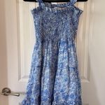 Amanda Uprichard Revolve  Adelene Midi Dress - Blue / White / Chalet - M Photo 0