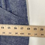 Old West Old Navy Pants Women Blue Linen Rayon Blend Wide Leg Elastic Waist Drawstring M Photo 9