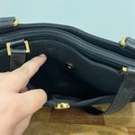 Lauren Ralph Lauren Canvas Leather Black Tote Shoulder Bag Purse Capsule Classic Photo 15