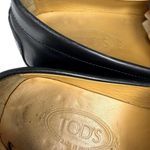Tod's  women's black leather penny loafer size 8 Photo 5