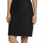 J.Crew NEW NWT Solid Pencil Skirt Black Linen Cotton Knee Length or Midi Work 2 Photo 0