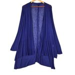 Eileen Fisher ✨ Sapphire Sz Small Cardigan with Dipped Hem S2VLN-K2833✨ Photo 2