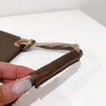 Victoria's Secret  Women's Brown Metallic Small Handbag Purse Photo 5