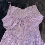 SheIn Lilac Floral Tie Back Dress Photo 3