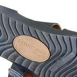 Born concept Born Dark Brown Leather Woven Crisscross Sandals Women Sz 8 Photo 6