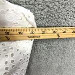 J Jill Tank Top Womens M White Eyelet Crochet Overlay Boho Cottagecore Preppy Size M Photo 5