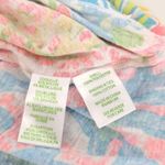 Lilly Pulitzer Michele Top Multi More Lovers Coral Keyhole Shirt - Size S - GUC Photo 3