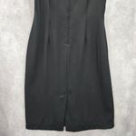 Willow Ridge Black Sleeveless Knee Length Slit Formal Dress Large Photo 5
