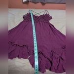 Free People  Adella Dress Women's Large Purple Photo 5