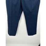 Lands' End  Navy Blue Chino Pants Front Pleat Dress Pants Office Uniform Women 8 Photo 2