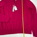 Foxcroft  Pink 1/4 Zip Sweater Size XXL NWT Berry Color Women’s Photo 8