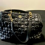 Anne Klein Black Quilted Shoulder Bag-Like Brand NEW Photo 0
