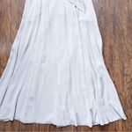 Reformation • Winslow Dress maxi gown Fog grey wrap kimono sleeve bridesmaid Photo 5