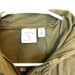 BP  Green Cotton Hooded Drawstring Zipper Pocket Cargo Utility Jacket Size Medium Photo 2
