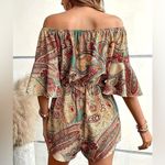 New Off the Shoukder Boho Romper Size L Photo 1