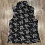 Columbia  Fleece Vest Women’s Size M Black Geometric Full-Zip Outdoors Hiking Photo 5