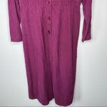 Vintage‎ Khaki Rose Corduroy Dress Photo 5