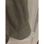 Units Women's Medium Green 100% Linen Long Sleeve Button Up Shirt Top Photo 4