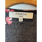 FRNCH Paris Dress Women Small Black Red Floral Print Fit And Flare Mini Boho Photo 9